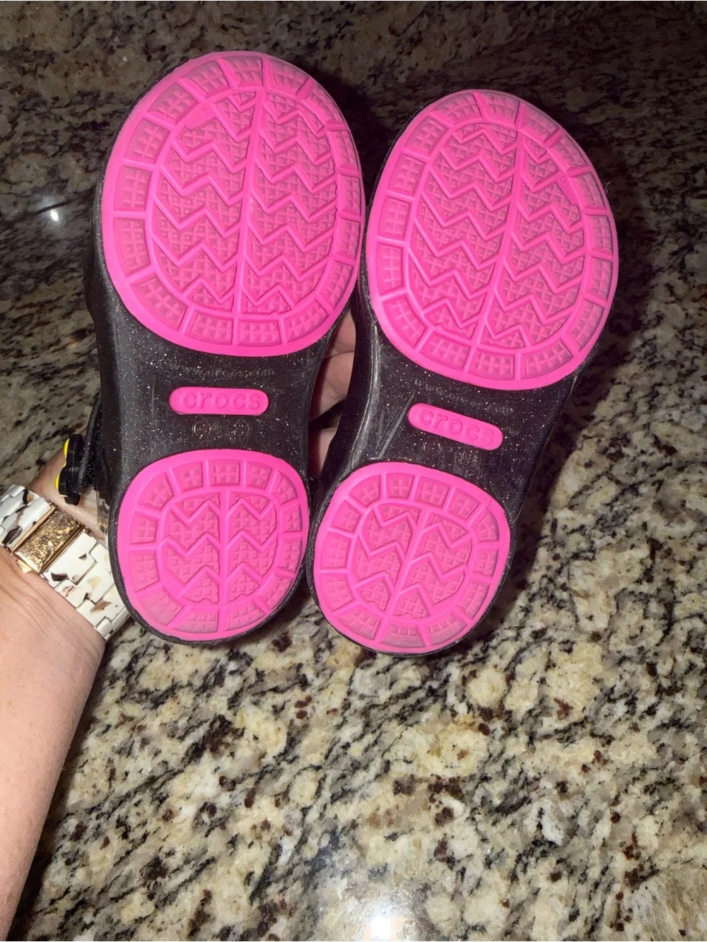 Crocs My Melody & Kuromi Pink and Black Jelly Sandals